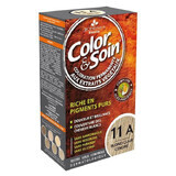 Color&amp;Soin, teinture, 11A, blond cendré, 135 ml