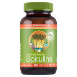 Pure Hawaiian Spirulina, 180 comprimés