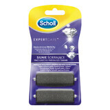 Scholl Expert Care, têtes rotatives interchangeables Wet &amp; Dry hautement abrasives avec cristaux de diamant, 2 pièces