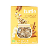 Granola sans gluten avec Eco céréales avec pomme et cannelle, 350 grammes, Turtle SPRL