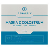 Genactiv, masque au colostrum pour le cuir chevelu et les cheveux, 250 ml