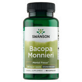 Swanson Bacopa Monnier BaCognize Extract, bacopa à petites feuilles 250 mg, 90 gélules