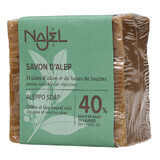 Najel, savon d'Alep, 40% huile de laurier et 60% huile d'olive, 185 g