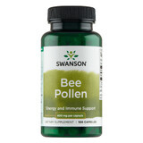 Swanson Bee Pollen, pollen d'abeille 400 mg, 100 gélules