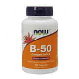 Now Foods B-50, complexe de vitamines B, 100 comprimés