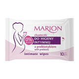 Marion, lingettes d'hygiène intime avec prébiotique, 10 pièces