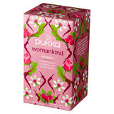 Pukka Womankind Organic, tisane de fruits et d'herbes, canneberge et rose, aromatisée, 1,5 g x 20 sachets