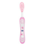 Chicco, brosse à dents, après 6 mois, rose, 1 pièce