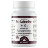 Jacob's Melatonin + B12 Complex, 60 comprimés