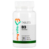 MyVita Vitamine B3, niacine 50 mg, 100 comprimés