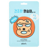 Skin79 Animal Mask Dry Monkey, masque facial très hydratant en feuille, 23 g