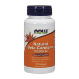 Now Foods Natural Beta Carotene 25000 IU, 90 gélules