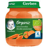 Gerber Organic Lunch, carotte, patate douce, après 4 mois, 125 g