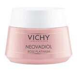 Vichy Neovadiol Rose Platinium, Crème visage renforçante et revitalisante à la rose pour les peaux matures et ternes, 50 ml