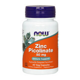 Now Foods Zinc Picolinate, zinc 50 mg, 60 gélules végétales