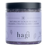 Hagi Cosmetics, gommage naturel à l'huile de noyaux de prune et à l'huile de jojoba, 300 g