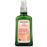 Weleda Mama, Huile de massage contre les vergetures pour femmes enceintes, 100 ml