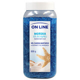 On Line, sel de bain, Marine, 800 g