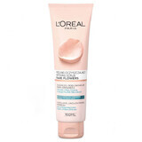 L'Oreal Rare Flowers, gommage nettoyant pour le visage aux extraits de rose et de lotus, 150 ml