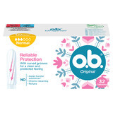 O.B. Original, tampons hygiéniques, Normal, 32 pièces