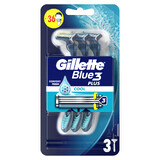 Gillette Blue 3 Cool, rasoirs jetables, 3 pièces