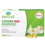 Naturell Garlic Max non parfumé, 90 gélules