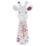 BabyOno, thermomètre de bain flottant, girafe, gris-violet, 1 pièce