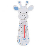 BabyOno, thermomètre de bain flottant, girafe, gris-bleu, 1 pièce