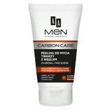 AA Men Carbon Care, gommage du visage au charbon, 150 ml