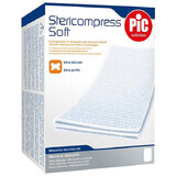 Pic Solution Stericompress Compresses douces et stériles, non tissées, 18 cm x 40 cm, 12 pièces