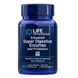 Life Extension Enhanced Super Digestive Enzymes with Probiotics, 60 vegetable capsules