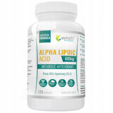 Wish Alpha Lipoic Acid 600 mg, acide alpha-lipoïque, 120 gélules