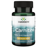 L-Carnitine 500 mg, 30 comprimés, Swanson