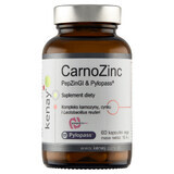 Kenay CarnoZinc PepZinGl &amp; Pulopass, 60 gélules