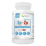 Wish, Organic Selenium 200 µg + Zinc Gluconate 15 mg + Prebiotic, 120 gélules