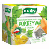 Belin Ortie à la Poire, tisane aux herbes et aux fruits, aromatisée, 2 g x 20 sachets