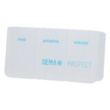 SEMA Protect, étui à médicaments de jour, 3 compartiments