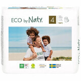 Eco By Naty, couches taille 4, 8-15 kg, 22 pcs