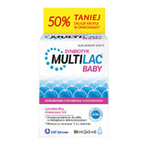 Multilac Baby Synbiotic, gouttes pour les enfants à partir de 2 mois, 2 x 5 ml