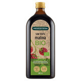 Premium Rosa Raspberry, jus de fruits 100% bio, 500 ml