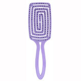 Inter-Vion, brosse à cheveux, brosse de passage, Pastel Spring, violet, 1 pièce