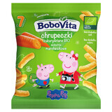 BoboVita Piggy Peppa Corn Crisps Bio, carotte douce, après 7 mois, 20 g 