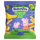 BoboVita Peppa Pig Corn Crisps Bio, délicieuse banane, après 7 mois, 20 g