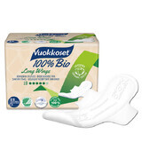 Vuokkoset, serviettes de nuit en coton bio, 100% Bio, Longues Ailes, 10 pièces