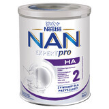 Nestlé NAN Expertpro HA 2, lait de suite pour nourrissons de plus de 6 mois, 800 g