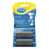 Scholl Expert Care, têtes rotatives interchangeables Wet &amp; Dry à gros grains avec cristaux de diamant, 2 pièces