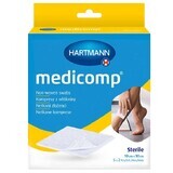 Medicomp, compresses stériles en non-tissé, 4 couches, 10 cm x 10 cm, 5 x 2 pcs.