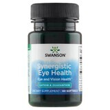 Swanson Synergistic Eye Health, lutéine et zéaxanthine, 60 gélules