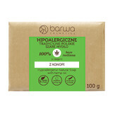 Barwa Hipoalergiczne Tradycyjne Polskie, savon gris, huile de chanvre, 100 g