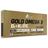 Gold Omega 3 D3 + K2 Sport Edition, 60 gélules